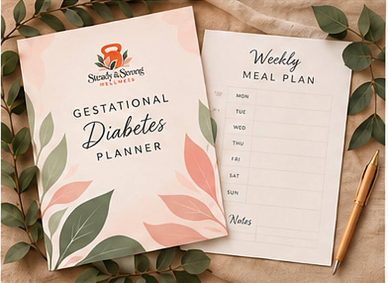 Gestational diabetes planner and weekly meal plan printables