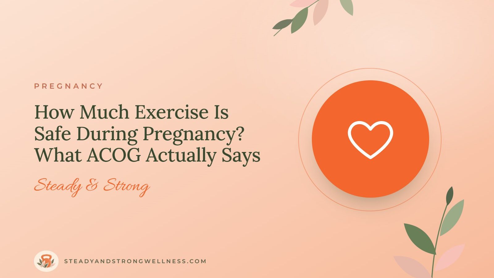 How Much Exercise Is Safe During Pregnancy? What ACOG Actually Says