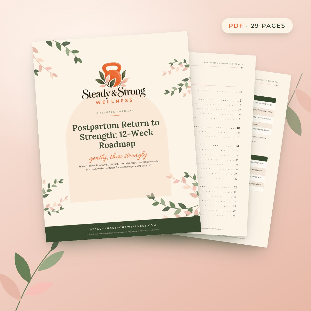 Postpartum Return to Strength: 12-Week Roadmap