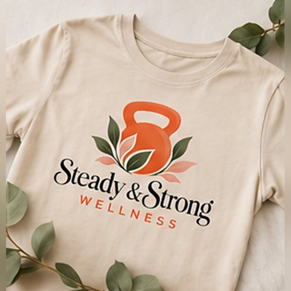 Steady & Strong Logo Tee