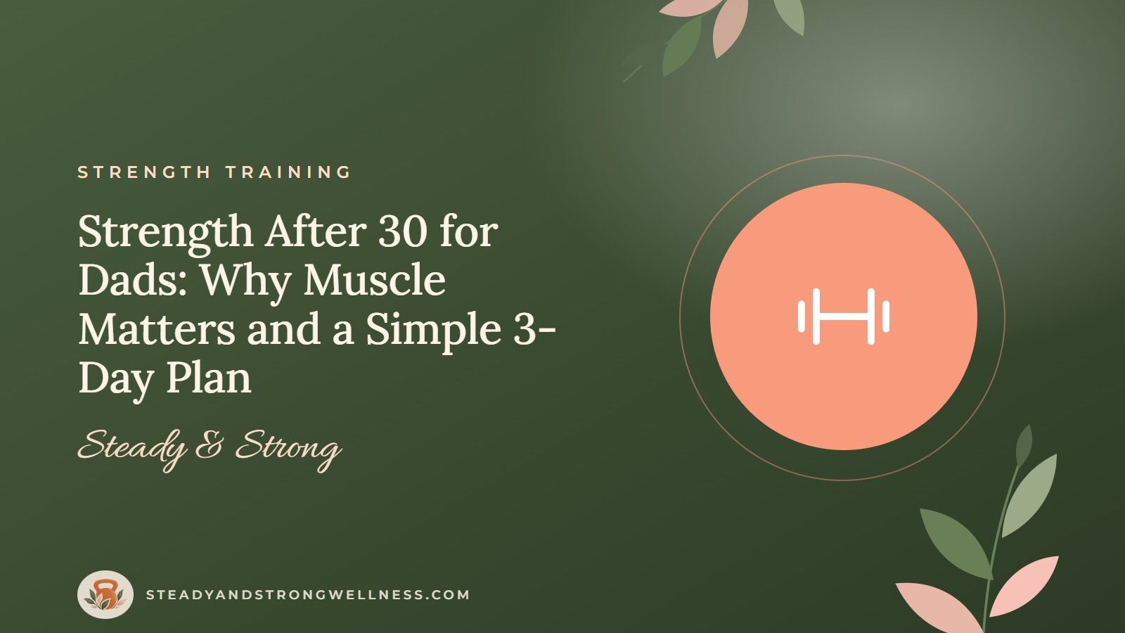 Strength After 30 for Dads: Why Muscle Matters and a Simple 3-Day Plan